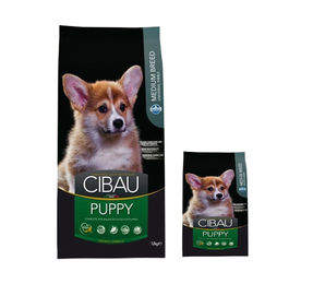 CIBAU Medium Puppy Trockenfutter für Hunde Welpen Glutenfrei 14 kg - 14 kg – Bild 1 von 4