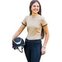 Produktbild von Cieli Equestrian Active Reitshirt für Damen in Beige Größe M