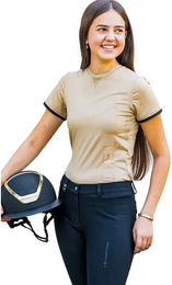 Cieli Equestrian Active Reitshirt für Damen in Beige Größe XS – Bild 1 von 1