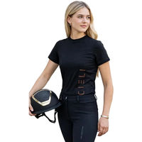 Produktbild von Cieli Equestrian Active Reitshirt für Damen in Schwarz Größe M