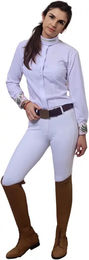 Cieli Equestrian Ayana Hybrid Reitshirt Damen Weiß Größe S – Bild 1 von 1