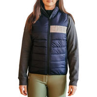 Produktbild von Cieli Equestrian Carter Weste aus Baumwolle Unisex Schwarz Blau Größe M