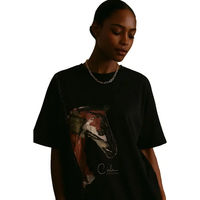 Produktbild von Cieli Equestrian Damen Reitshirt The Iyanda Horse Head Schwarz XS