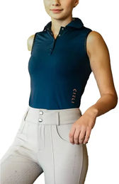 Cieli Equestrian Jordyn Reitshirt Damen Sommer Blau Größe L – Bild 1 von 1