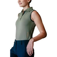 Produktbild von Cieli Equestrian Jordyn Reitshirt Damen Sommer Grün 2XS