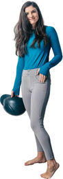 Cieli Equestrian Reithose Juliette Damen mit Mid Grip und Silikon in Grau Größe M – Bild 1 von 1