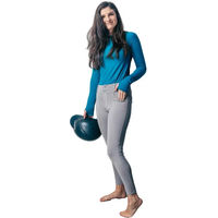 Produktbild von Cieli Equestrian Reithose Juliette Damen mit Mid Grip und Silikon in Grau Größe M