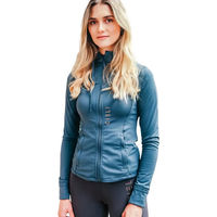 Produktbild von Cieli Equestrian Reitjacke Willow Full Zip Damen Blau XL