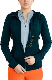 Cieli Equestrian Reitjacke Willow Full Zip Damen Grün Größe L – Bild 1 von 1