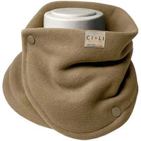 Produktbild von Cieli Equestrian Schlauchschal aus Fleece für Damen und Herren in Braun und Beige