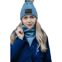 Produktbild von Cieli Equestrian Signature Bommelmütze für Damen in Grau und Blau