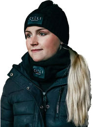 Cieli Equestrian Signature Bommelmütze für Damen in Schwarz – Bild 1 von 1