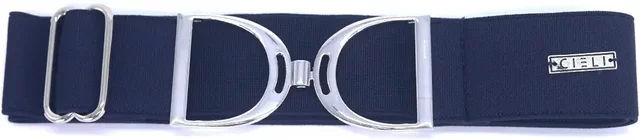 Cieli Equestrian Signature Elastischer Galogen-Gürtel für Damen in Silber Gold oder Blau – Bild 1 von 1