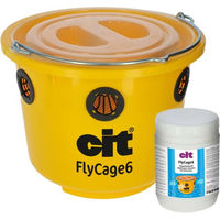 Produktbild von Cit FlyCage6 Fliegenfalle Komplettset mit Deckel, 6 Gittern und Köder