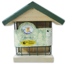 CJ Wildlife Energieblockhalter Vogelhaus aus Holz für Wildvögel 16,5 x 7 x 17,5 cm – Bild 1 von 3