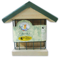 Produktbild von CJ Wildlife Energieblockhalter Vogelhaus aus Holz für Wildvögel 16,5 x 7 x 17,5 cm