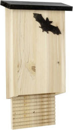 CJ Wildlife Fledermauskasten Glamis aus Holz in Natur/Schwarz 17x6,1x31,2 cm – Bild 1 von 2