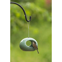 Produktbild von CJ Wildlife Hängende Wasserschale Selo Vogeltränke aus Keramik Grün 12 x 16 x 11 cm
