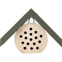Produktbild von CJ Wildlife Insektenhotel Amantani aus Holz in Natur/Grün 17 x 11,5 x 12,5 cm