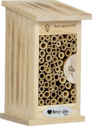 CJ Wildlife Insektenhotel Fernandina aus Holz in Natur FSC zertifiziert 22 x 12 x 13 cm – Bild 1 von 2