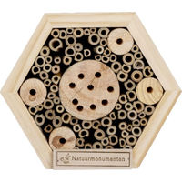 Produktbild von CJ Wildlife Insektenhotel Hexagon aus Naturholz 16 x 8 x 16 cm