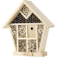 Produktbild von CJ Wildlife Insektenhotel Sinne Natur aus Holz 36,7 x 10,5 x 38 cm