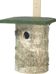 CJ Wildlife Nistkasten aus FSC Birkenholz für Wildvögel grün 18x20x29,5 cm – Bild 1 von 2