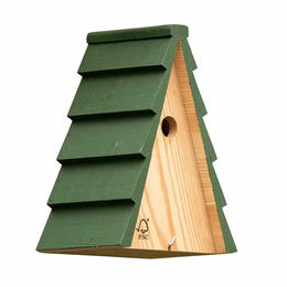 CJ Wildlife Nistkasten aus Holz in Natur und Grün – Bild 1 von 3