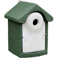 Produktbild von CJ Wildlife Nistkasten für Wildvögel aus Holzbeton in Grün/Weiß 24x19x18 cm - 1 Stk.