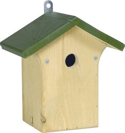 CJ Wildlife Nistkasten Portland Meisenkasten für Wildvögel Grün/Natur FSC-zertifiziert 23x19x13 cm – Bild 1 von 3