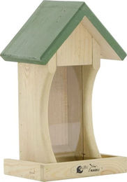 CJ Wildlife Wandfutterhaus Tennessee Vogelhaus aus Holz in Natur/Grün – Bild 1 von 2