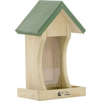 Produktbild von CJ Wildlife Wandfutterhaus Tennessee Vogelhaus aus Holz in Natur/Grün