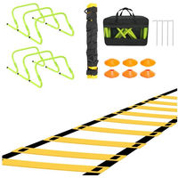 Produktbild von Clanmacy Agility Training Set mit Hürden, Koordinationsleiter und Hütchen aus Kunststoff, 24-teilig