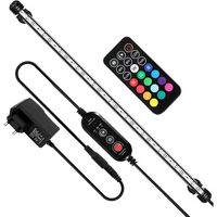 Produktbild von Clanmacy LED Aquarium-Aufsetzleuchte für Fische in Schwarz