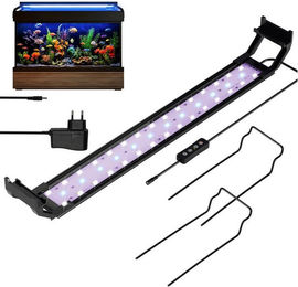 Clanmacy LED Aquariumleuchte für Süßwasser-Aquarien 35-50cm aus Kunststoff - 10 cm – Bild 1 von 5