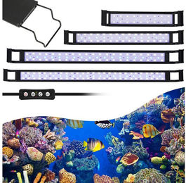 Clanmacy LED Aquariumleuchte für Süßwasser Fischbeleuchtung 35-105cm verstellbar 25W - 25 cm – Bild 1 von 5