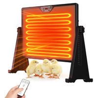 Produktbild von Clanmacy Wärmeplatte für Geflügel und Haustiere mit Thermostat 300W Schwarz aus Aluminium