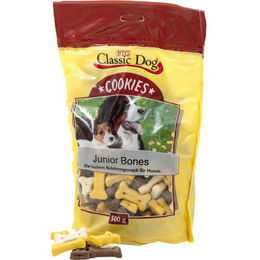 Classic Dog Junior Cookies Bones Kausnack zur Zahnpflege 500g - 500 g – Bild 1 von 2
