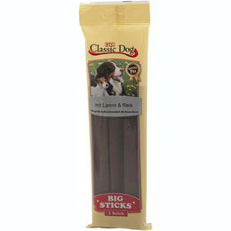 Produktbild von Classic Dog Kausnack Big Sticks Lamm & Reis 16 x 3er Pack für Hunde - 16 x 3 Stk.