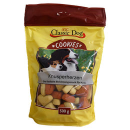 Classic Dog Knusperherzen Belohnungssnack für Hunde 500 g - 500 g – Bild 1 von 2