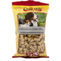 Produktbild von Classic Dog Miniknochen Geflügel Hundesnack 12x 200g - 12 x 200 g