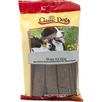 Produktbild von Classic Dog Snack Strips mit Wild Trockenfleisch für Hunde Adult 14 x 20 Stück - 14 x 20 Stk.