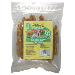 Produktbild von Classic Dog Trockenfleisch Hühnerbruststreifen Getreidefrei 250 g