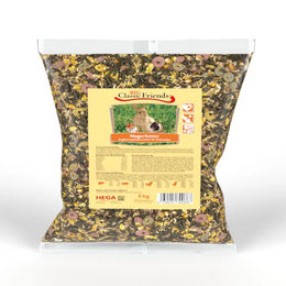 Classic Friends Universal Nagerfutter für Kaninchen Meerschweinchen Hamster Chinchilla und Degu ohne tierisches Protein 5x 1kg - 5 x 1 kg – Bild 1 von 3