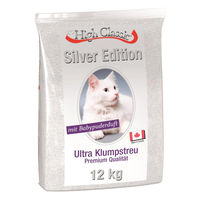 Produktbild von Classic High Classic Katzenstreu Silver Edition Babypuder Klumpstreu 12kg