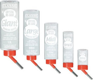 Produktbild von Classic Trinkflasche für Hamster aus Glas 150 ml 2er Pack