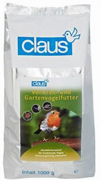 Produktbild von Claus Vogelfutter für Volieren und Wildvögel 1kg