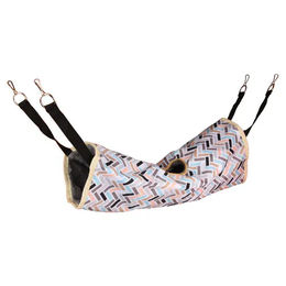 Clavio Frettchentunnel Flamingo Mehrfarbig aus Stoff 45x20x20 cm – Bild 1 von 9