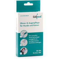Produktbild von CLICswab® Augenreiniger für Hunde und Katzen in Türkis
