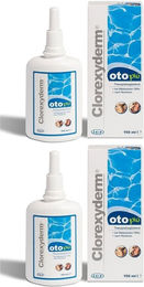 Produktbild von Clorexyderm oto piu Ohrenreiniger für Hunde und Katzen 300 ml